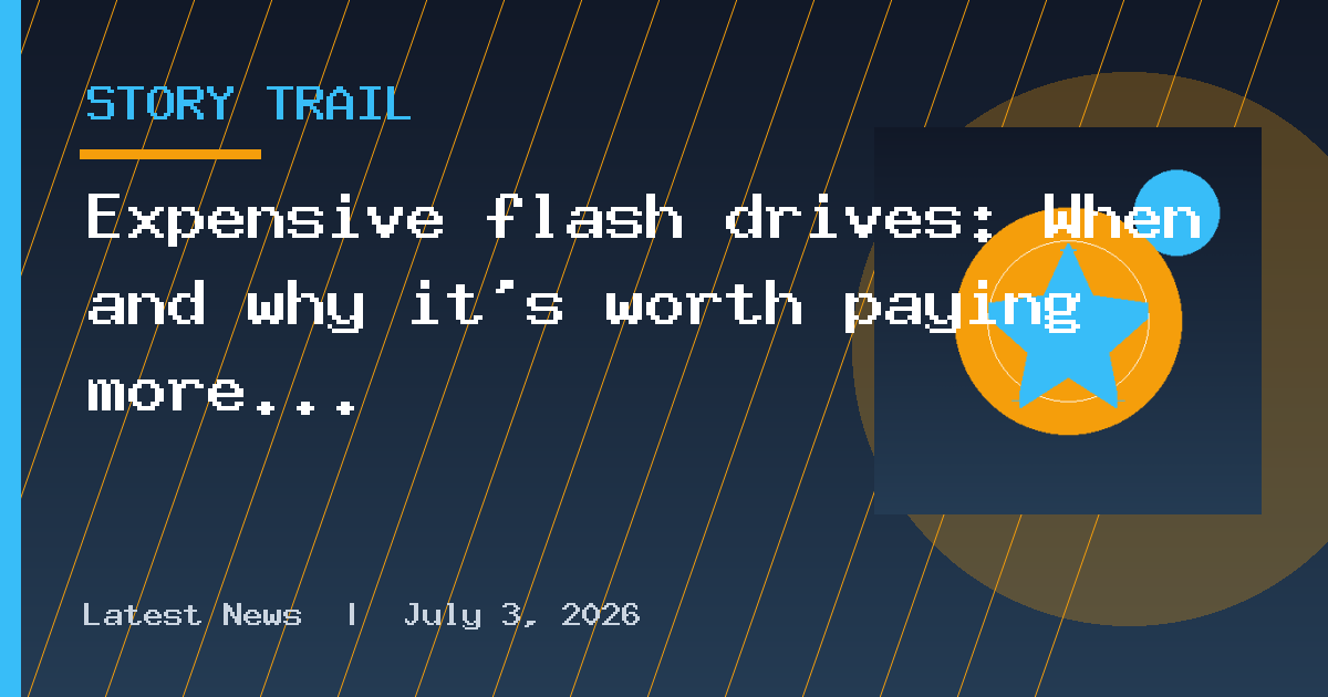 Expensive flash drives: When and why it's worth paying more
