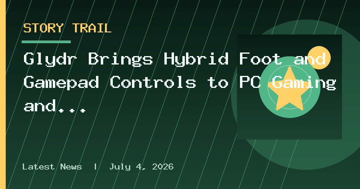 Glydr Brings Hybrid Foot and Gamepad Controls to PC Gaming and VR