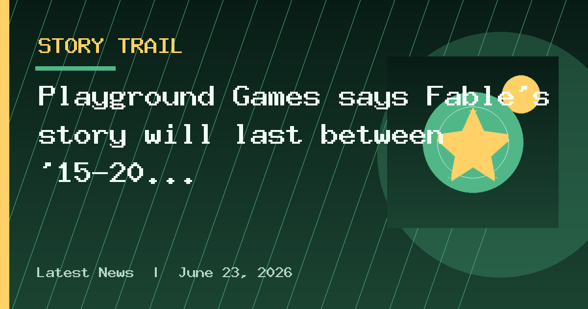 Playground Games says Fable's story will last between '15-20 hours' or double